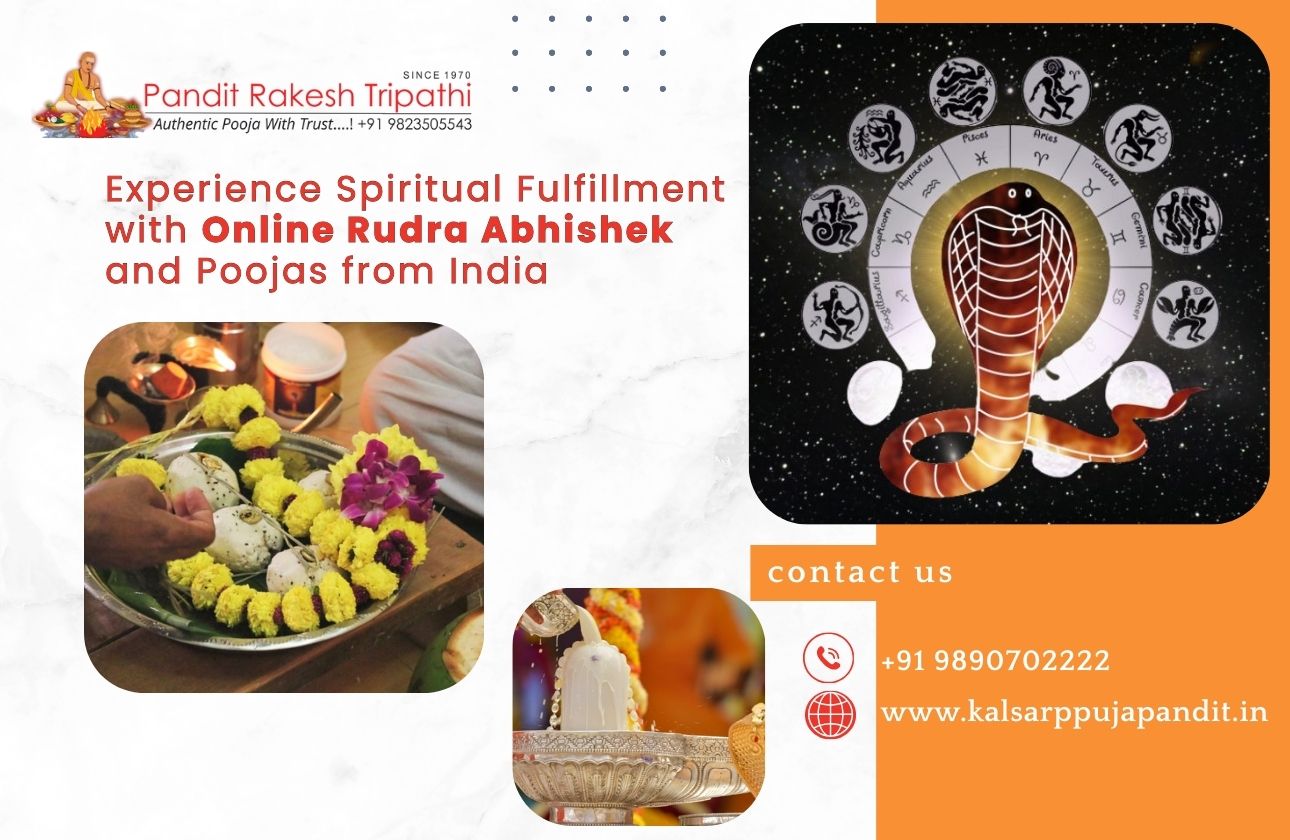Experience Spiritual Fulfillment with Online Rudra Abhishek and Poojas from India