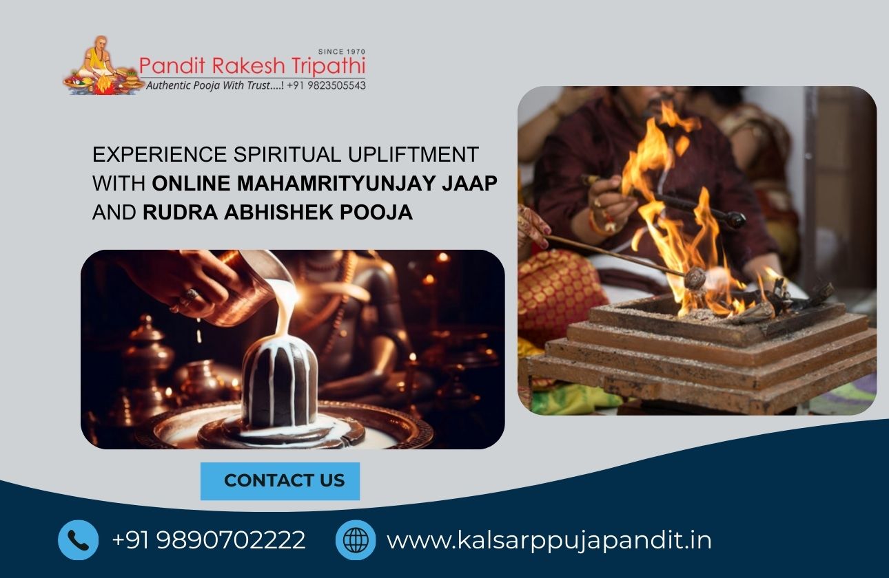 Experience Spiritual Upliftment with Online Mahamrityunjay Jaap and Rudra Abhishek Pooja